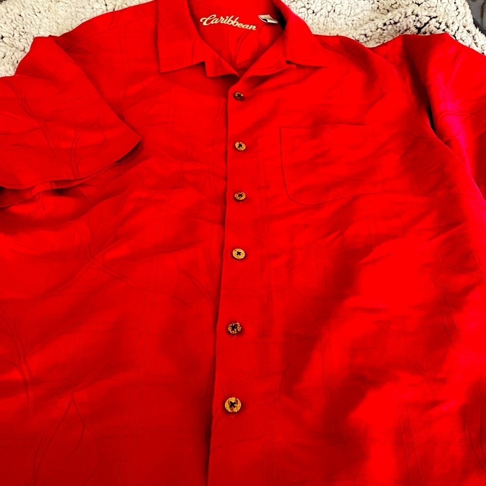 Caribbean men’s Hawaiian shirt size large